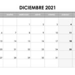 Calendario diciembre 2021