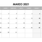 Calendario marzo 2021 Calendario marzo 2021