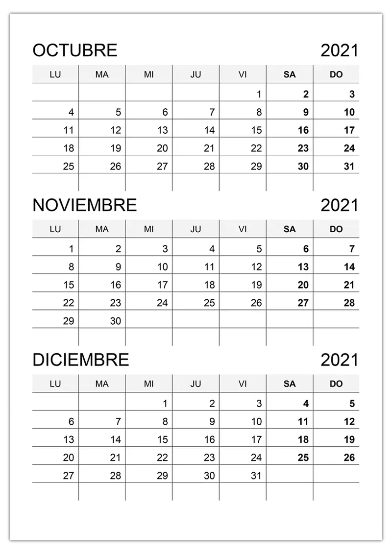 calendario-octubre-noviembre-diciembre-2021