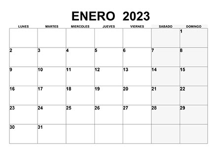 Calendario enero 2023 calendario-2023-enero-01