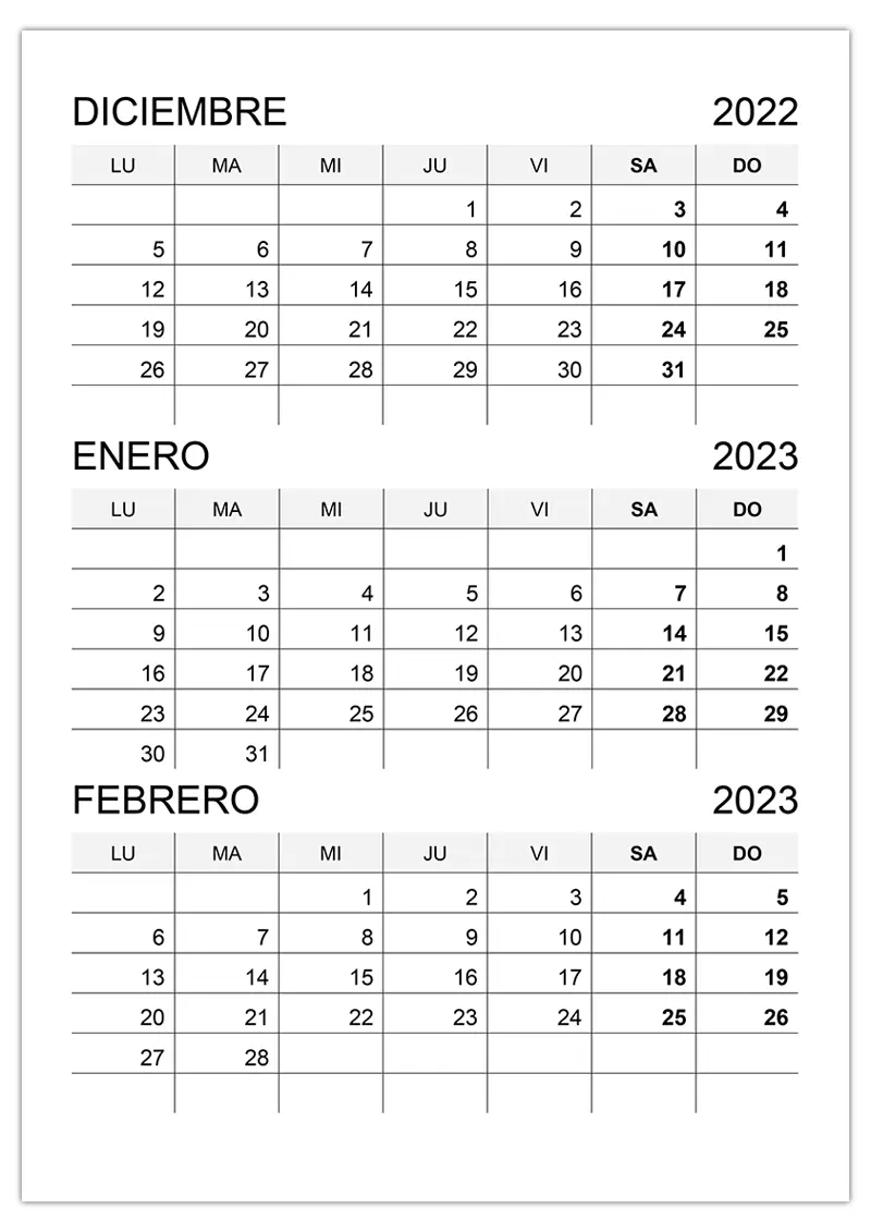 calendario-diciembre-2022-enero-febrero-2023