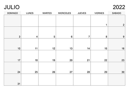 Calendario julio 2022 (el domingo es el primer día de la semana) calendario-2022-julio-desde-el-domingo-01