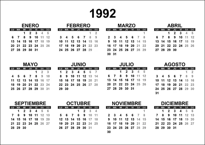calendario-1992