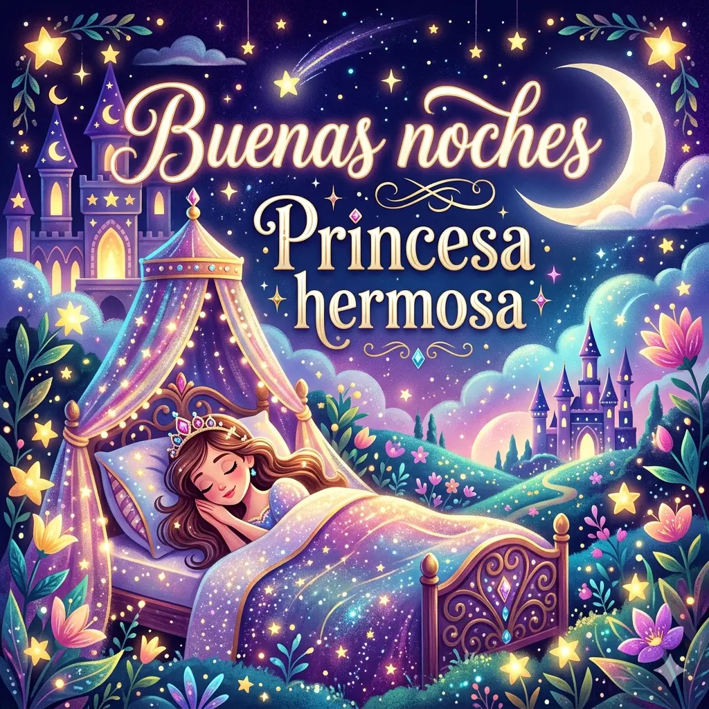 Buenas noches Princesa hermosa