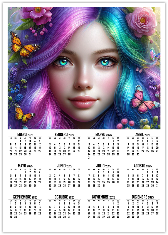 Calendario 2025 con una niña Calendario-2025-con-una-nina