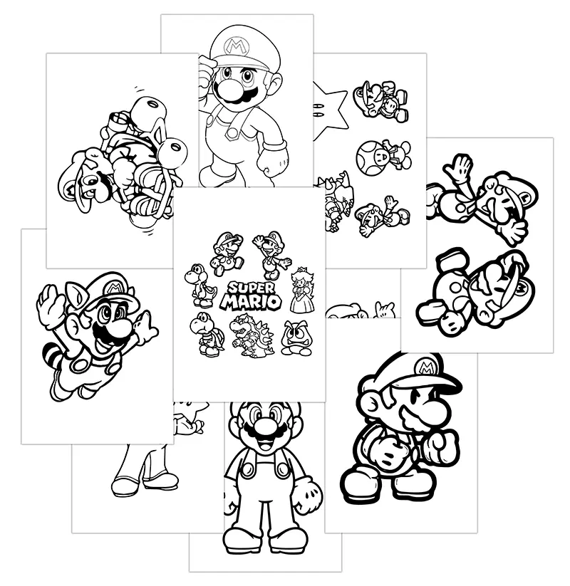 Super-Mario-para-colorear