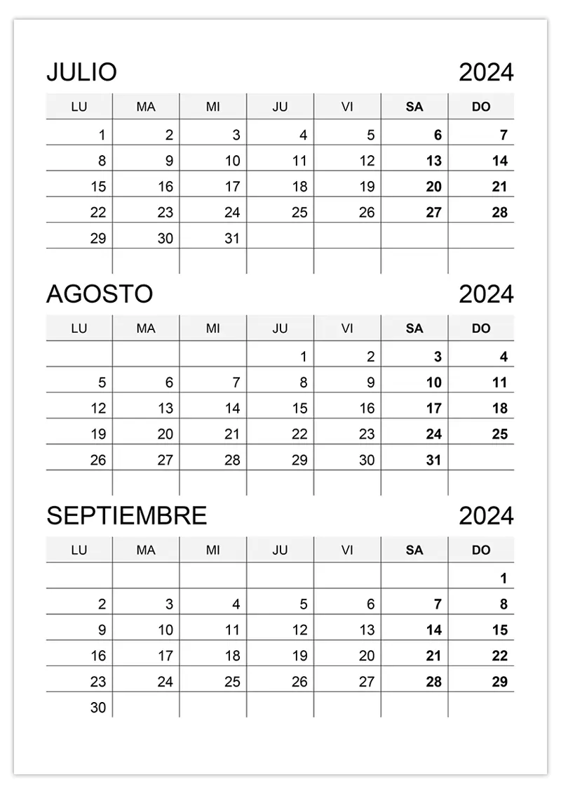 calendario-julio-agosto-septiembre-2024